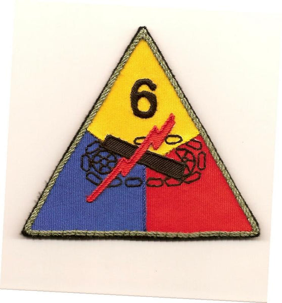 6th Armored Division Patch Handmade