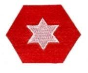 6th Army Corps Patch, felt - Saunders Military Insignia