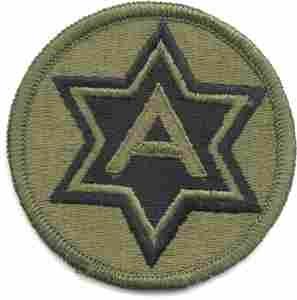 6th Army Subdued patch - Saunders Military Insignia