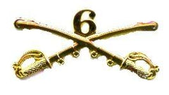 6th Cavalry Cap badge - Saunders Military Insignia