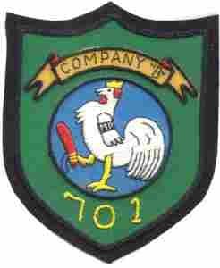 701st Military Police Company B, Patch