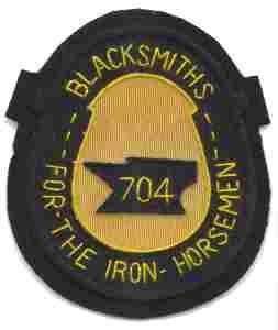 704th Maintenance Battalion custom crafted patch