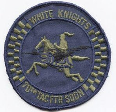 70th Tactical Fighter Squadron Subdued Patch - Saunders Military Insignia