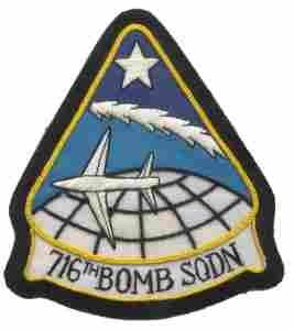 716th Bombardment Squadron Patch