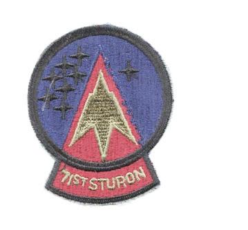 71st Student Squadron Subdued Patch