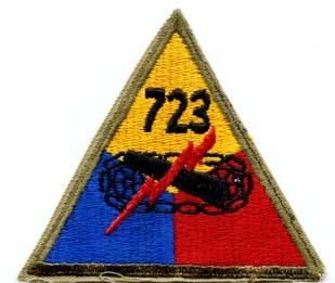 723rd Armored Battalion Patch