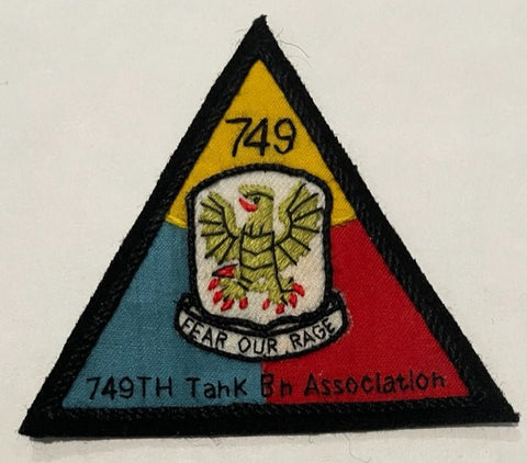 749th Tank Battalion Association Custom Made patch - Saunders Military Insignia