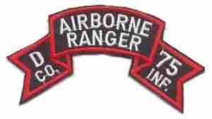 75th Airborne Ranger D Company Patch