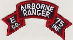 75th Airborne Ranger E Company Patch