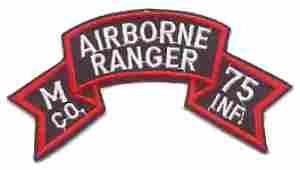 75th Airborne Ranger M Company Patch