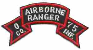 75th Airborne Ranger O Company Patch - Saunders Military Insignia