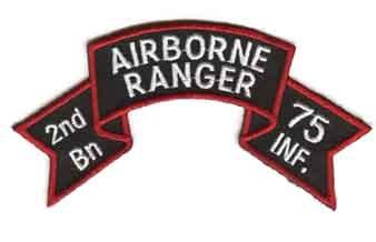 75th Ranger 2nd HHC (Hooah) Patch