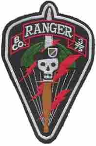 75th Ranger 3rd B Company (Hooah) Patch - Saunders Military Insignia