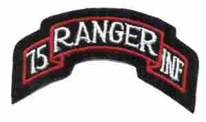 75th Ranger Infantry patch custom hand crafted