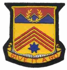 77th Field Artillery Battalion Custom made Cloth Patch - Saunders Military Insignia