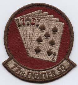 77th Fighter Squadron Desert Subdued Patch