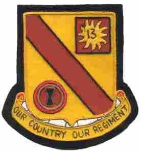 79th Field Artillery Battalion Custom made Cloth Patch - Saunders Military Insignia