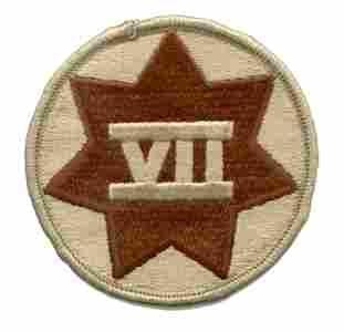 7th Army Corps, Patch, Desert Subdued - Saunders Military Insignia