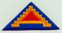 7th Army Patch Original WWII Khaki Twill - Saunders Military Insignia