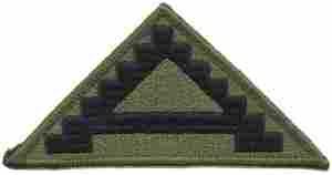 7th Army Subdued patch