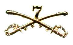 7th Cavalry Cap badge