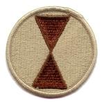 7th Infantry Division, Patch, Desert Subdued - Saunders Military Insignia