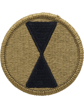 7th Infantry Division Scorpion Patch With Velcro Backing