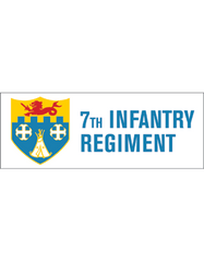 7th Infantry Regiment bumper sticker - Saunders Military Insignia