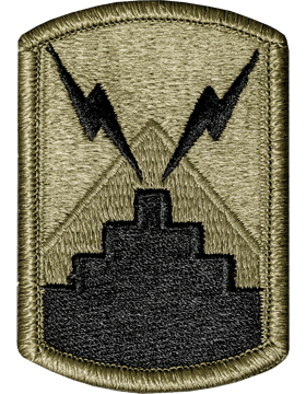 7th Signal Brigade Scorpion Patch With Velcro Backing