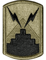 7th Signal Brigade Scorpion Patch With Velcro Backing - Saunders Military Insignia