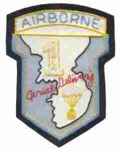 8081st Airborne Quartermaster Company, Aerial Delivery), Custom made Cloth Patch