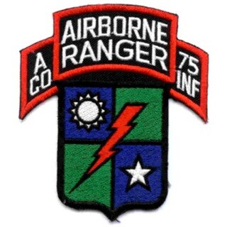 US Army A Company 75th Infantry Airborne Ranger Patch