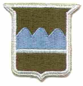 80th Infantry Division Patch, Original  WWII Cut Edge