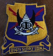 814th Service and Support Patch - Saunders Military Insignia