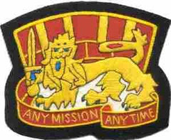 818th Engineer Battalion, Custom made Cloth Patch - Saunders Military Insignia