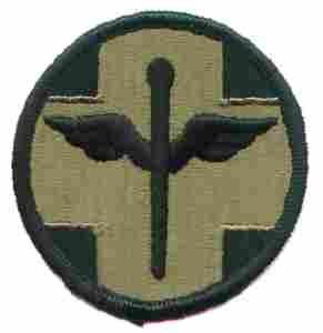 818th Hospital Center Brigade Subdued patch - Saunders Military Insignia