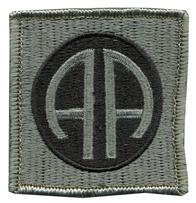 82nd Airborne Division, Army ACU Patch with Velcro