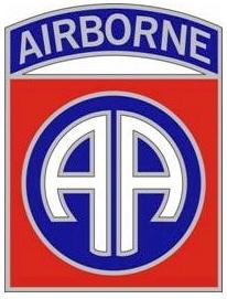 82nd Airborne Division Combat Service Identification Metal Badge ...