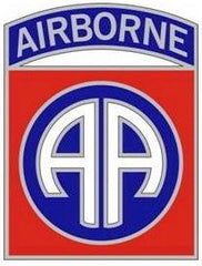 82nd Airborne Division Combat Service Identification Badge Metal Badge - Saunders Military Insignia