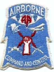 82nd Airborne Division Command and Control Battalion Cloth Patch