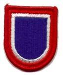 82nd Airborne Division Headquarters Beret Flash - Saunders Military Insignia