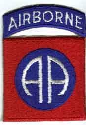 82nd Airborne Division, Patch with Tab. Laser Cut - Saunders Military Insignia