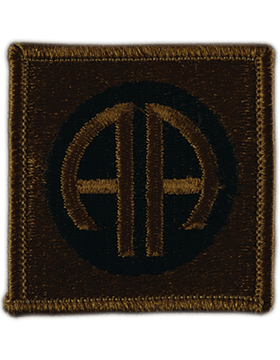82nd Airborne Division Subdued Cloth Patch - Saunders Military Insignia