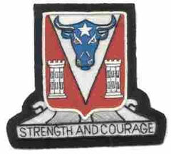 82nd Engineer Battalion, Custom made Cloth Patch - Saunders Military Insignia