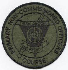 83rd ARCOM NCO School subdued patch - Saunders Military Insignia