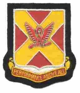 84th Field Artillery Battalion, Custom made Cloth Patch - Saunders Military Insignia