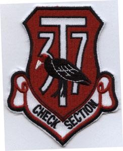 85th Flying Training Squadron Check Sec Patch