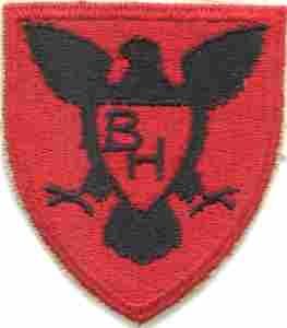86th Infantry Division Patch, Authentic WWII Repro Cut Edge