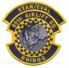 89th Airlift Squadron Stan/Eval Patch - Saunders Military Insignia