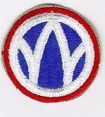 89th Infantry Division, Patch, Authentic WWiI Repro Cut Edge